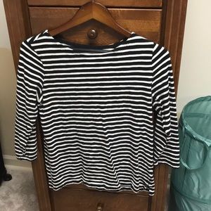 Striped long sleeve tee